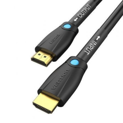 Cable HDMI 2.0 4K Vention AAMBQ/ HDMI Macho - HDMI Macho/ 20m - Negro