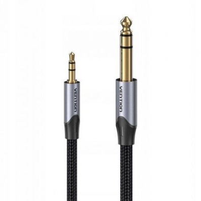 Cable Estéreo Vention BAUHH/ Jack 3.5 Macho - Jack 6.3 Macho/ 2m