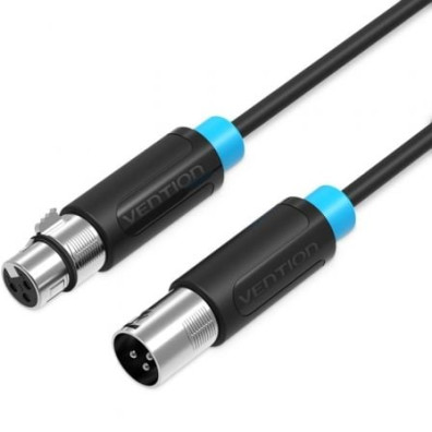 Cable Estéreo Vention XLR Macho - Cable XLR Hembra 5m