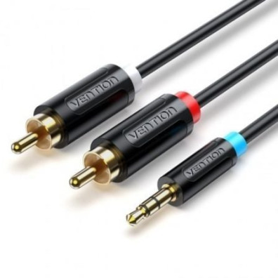 Cable Estéreo Vention BCLBG Jack 3.5 Macho 2x RCA Macho 1.5m
