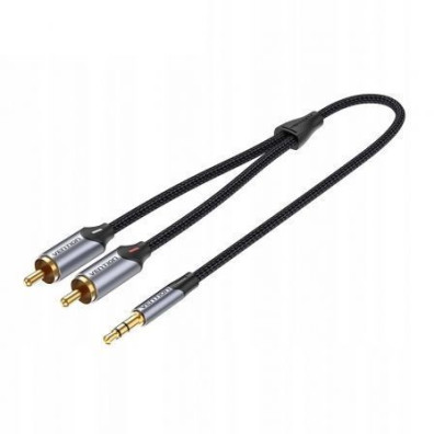 Cable Estéreo Vention BCNBJ/ Jack 3.5 Macho - 2x RCA Macho/ 5m
