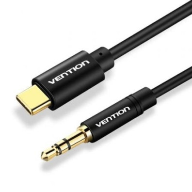 Cable Conversor Audio Vention USB Tipo-C Macho a Jack 3.5 Macho 1m