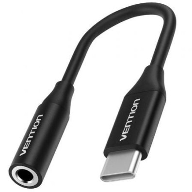 Conversor Vention Jack 3.5 Hembra a USB Tipo-C Macho/ 10cm