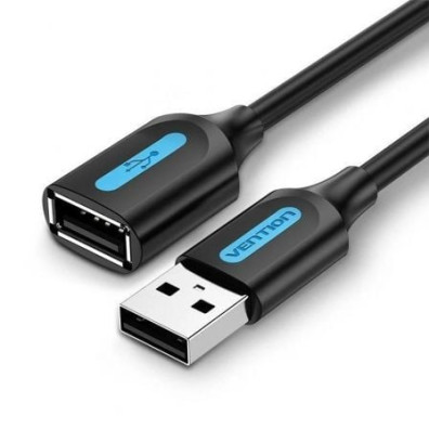 Cable Alargador USB 2.0 Vention 5m - Macho a Hembra 480Mbps