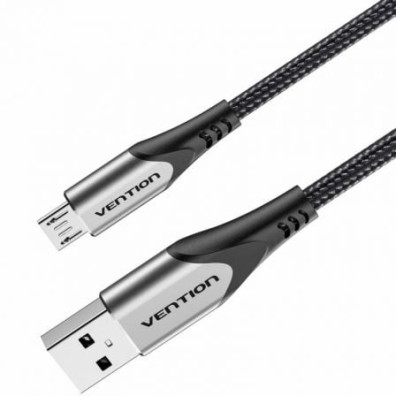 Cable USB Vention COAHH 2.0 - microUSB Macho a USB Macho - 480Mbps - 2m