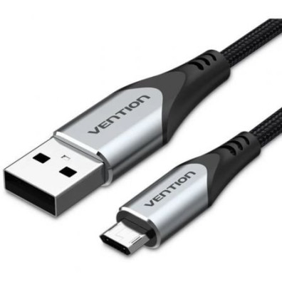 Cable USB 2.0 Vention COCHD 480Mbps 50cm - USB Macho a MicroUSB Macho