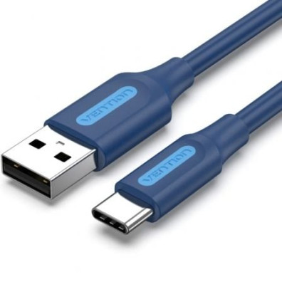 Cable USB 2.0 Tipo-C Vention COKLF/ USB Tipo-C Macho - USB Macho/ 480Mbps/ 1m