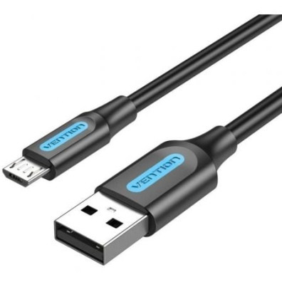 Cable USB Vention COLBH 2.0 - 2m Macho a MicroUSB Macho 480Mbps