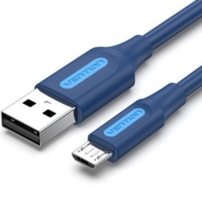 Cable USB Vention COLLH 2m - USB Macho a MicroUSB Macho 480Mbps