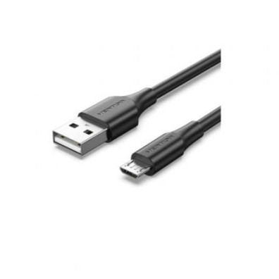 Cable USB 2.0 Vention CTIBG 1.5m - USB Macho a MicroUSB Macho, Hasta 60W, 480Mbps