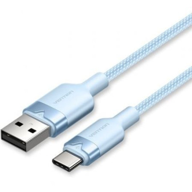 Cable Vention USB 2.0 Tipo-C a USB Tipo-C 1m - Hasta 60W/ 480Mbps