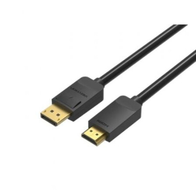 Vention HADBH Displayport Macho - HDMI Macho 2 metros Negro - Cable - Negro