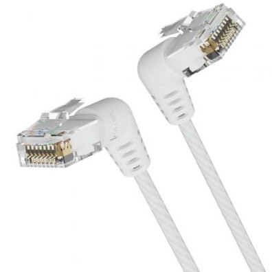 Cable de Red RJ45 Vention IBOWF Cat.6A 1m con Cabeza Rotatoria 360º