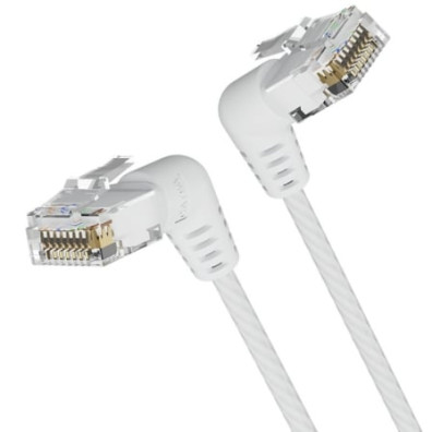 Cable de Red RJ45 UTP Vention IBOWI Cat.6A/ Cabeza Rotatoria 360º/ 3m
