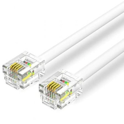 Cable de Teléfono RJ11 6P4C Vention - 3m