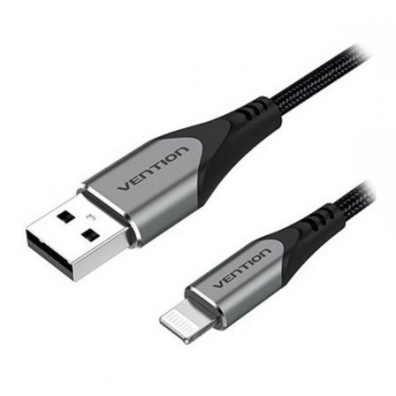 Cable USB Vention LABHF 2.0 Lightning Macho a Macho - 480Mbps - 1m