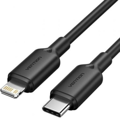 Cable Vention USB 2.0 Tipo-C Lightning 1m 27W 480Mbps