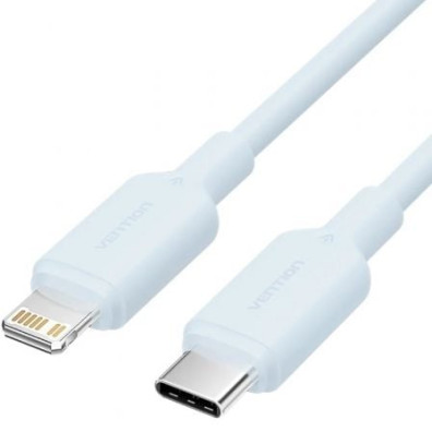 Cable USB 2.0 Tipo-C a Lightning Vention LAKSF 1m - 27W, 480Mbps