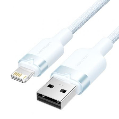 Cable USB 2.0 Lightning Vention LANSF 1m, 480Mbps, USB Macho a Lightning Macho