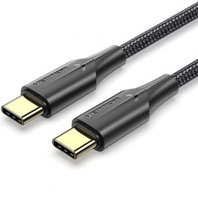 Cable USB Tipo-C 2.0 Macho a Macho 3A Vention TAUBD - Hasta 60W 480Mbps 50cm