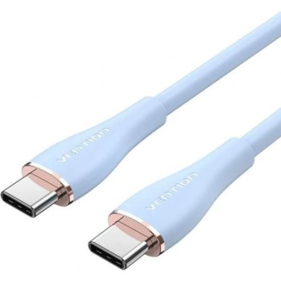 Cable USB Tipo-C Vention 2.0 Macho a Macho - 100W/480Mbps/1.5m