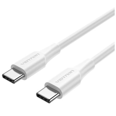 Cable USB Tipo-C 3A Vention - Conector USB Tipo-C a USB Tipo-C Macho - 60W - 480Mbps