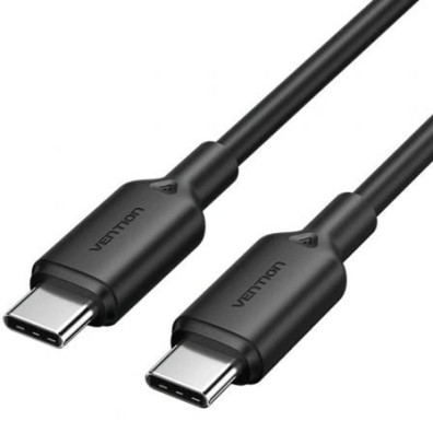 Cable USB Tipo-C 2.0 Vention TRCBH 3A - Macho USB Tipo-C a Macho USB Tipo-C 2m - 60W/480Mbps