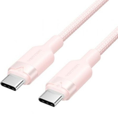 Tipo-C Vention TRDPF: Cable USB 2.0 Macho Tipo-C - Macho Tipo-C, 3A, 60W, 480Mbps, 1m