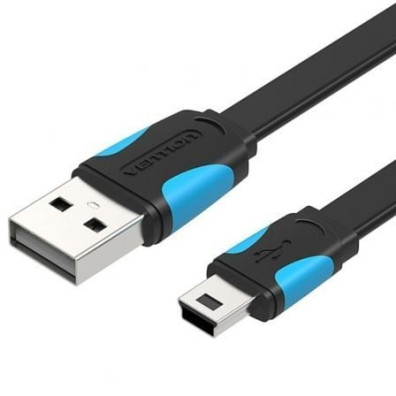 Cable USB Vention VAS-A14-B200 2m - Mini USB a USB Macho 480Mbps 10W