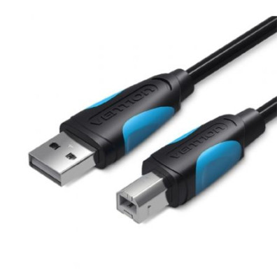 Cable USB 2.0 Vention VAS-A16-B150 - USB Tipo-B Macho a USB Macho, 480Mbps, 1.5m