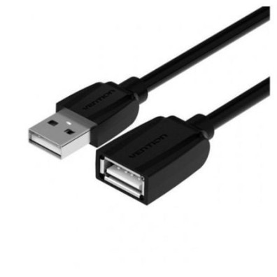 Cable Alargador USB 2.0 Vention VAS-A44-B200 USB Macho a USB Hembra 480Mbps 2m