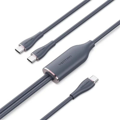CABLE USB-C/M NEGRO VENTION 1.5 M - 2xUSB-C/M