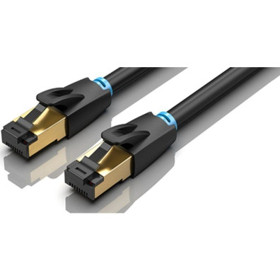 CABLE DE RED RJ45 CAT.8 SFTP AWG28 20M NEGRO VENTION