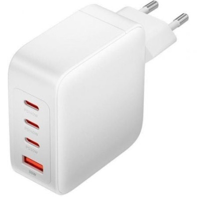 Cargador de Pared GaN Vention FEIW0-EU con 3xUSB Tipo-C y Cable USB Tipo-C