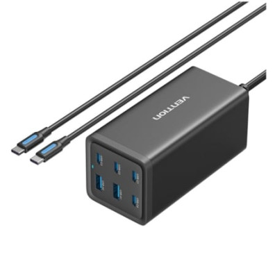 Cargador de Pared Vention 4xUSB Tipo-C/ 2xUSB FENB0-EU