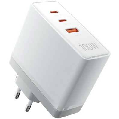 CARGADOR DE PARED 100W BLANCO VENTION con 2xUSB-C/USB-A
