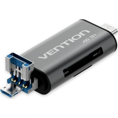 Lector de Tarjetas Externo Vention - Acceso Rápido a Datos