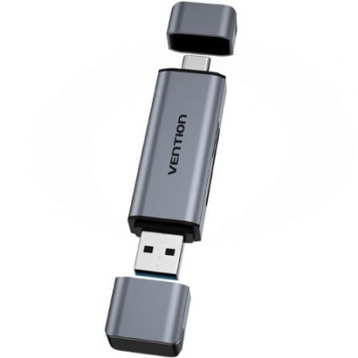 Lector de Tarjetas Externo Vention USB 3.0 - Velocidades Ultrarrápidas