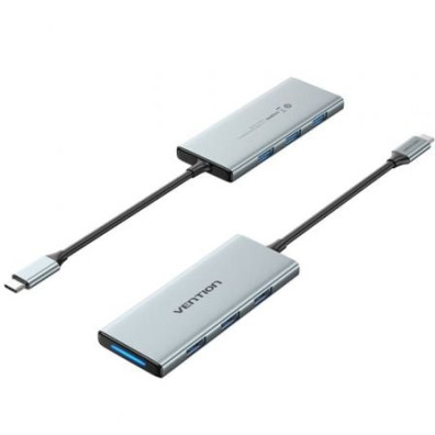 Docking USB Tipo-C Vention TOPHB con HDMI, USB y Lector de Tarjetas SD/MicroSD