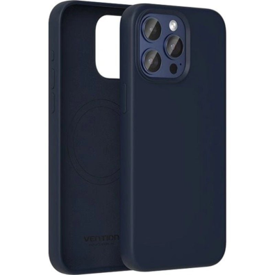 Funda Silicona MagSafe iPhone 14 Pro Max Azul Medianoche Vention