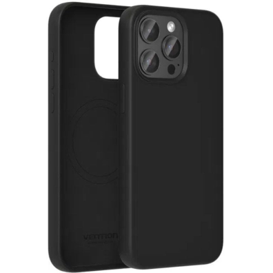 Funda iPhone 14 Plus Silicona Negro MagSafe Vention