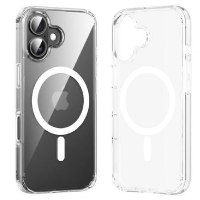 Funda MagSafe Transparente Vention para iPhone 16 Plus - Transparente