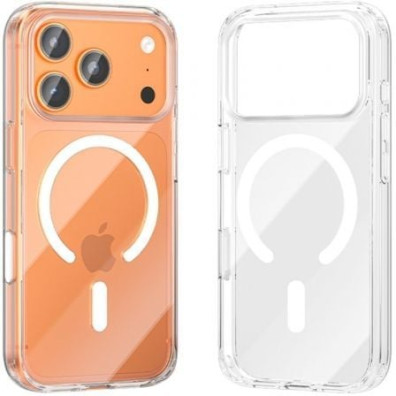 Funda Dura con Magsafe Vention para iPhone 17 Pro Max - Protección y Estilo - Transparente