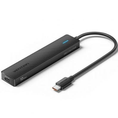 Hub USB Tipo-C 3.2 Vention CHYBB - 2xUSB Tipo-C 3.2/ 2xUSB 3.2