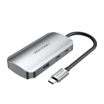 Hub USB Tipo-C Vention - 3 Puertos USB - Conector USB Tipo-C