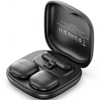 Micrófono Inalámbrico con Clip Vention Lavalier NCDB0/ USB Tipo-C/ Lightning/ Incluye Receptor - 2 unidades