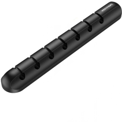 Organizador de Cables en Espiral Vention Negro - 7 Puertos, 2 uds