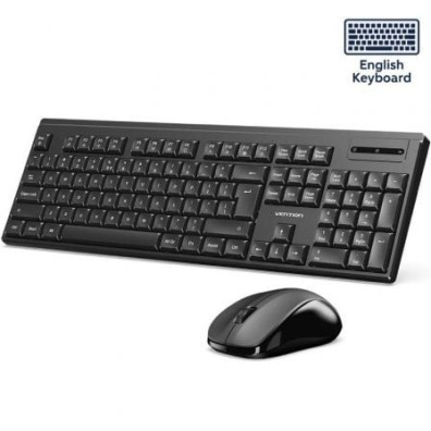 Teclado y Ratón Inalámbricos Vention Combo KTZB0-EN