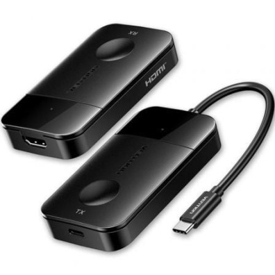 Adaptador/Transmisor de vídeo inalámbrico USB Tipo-C - HDMI Vention ADOBB - 60W