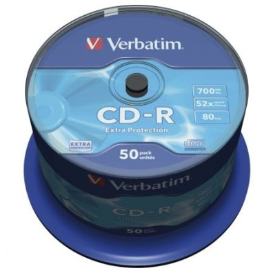 CD-R Verbatim Datalife 52X - Tarrina-50uds